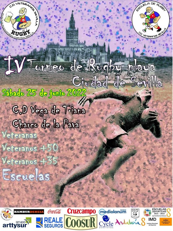 IV Torneo de rugby playa Ciudad de Sevilla en el C. D. Vega de Triana