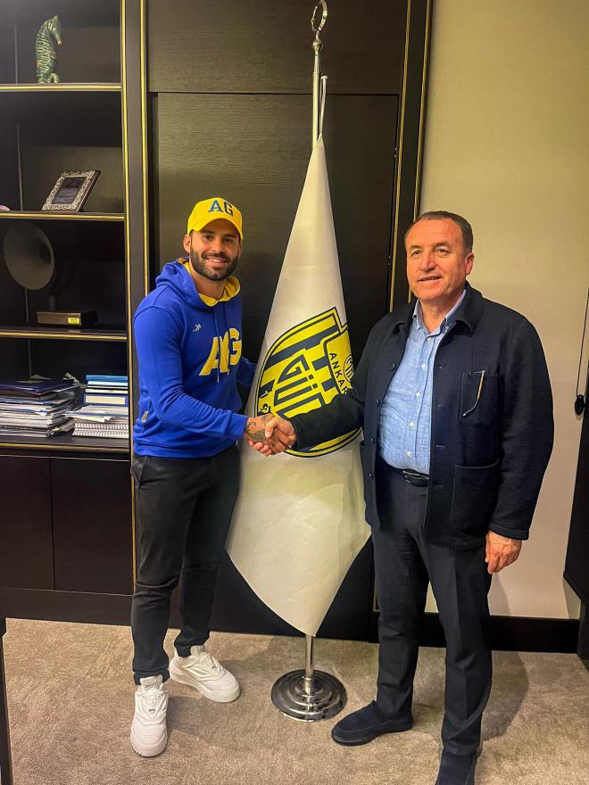 Jesé Rodríguez firma con el Ankaragücü (FOTO: Ankaragücü).