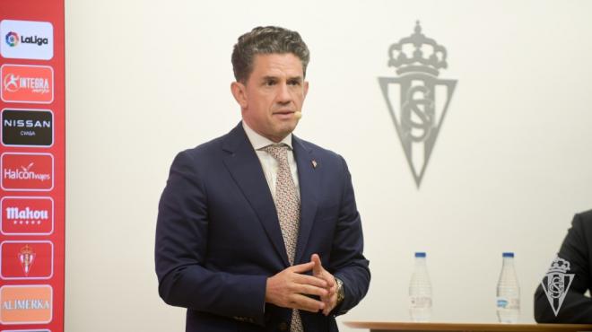 Alejando Iraragorri, nuevo presidente del Sporting de Gijón (Foto: RSG)