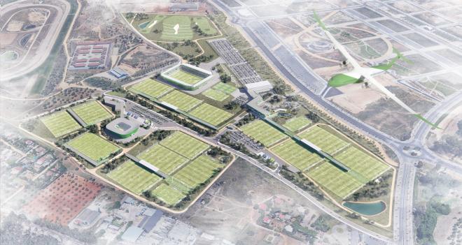 Plano de la Ciudad Deportiva del Betis en Dos Hermanas (foto: RBB).