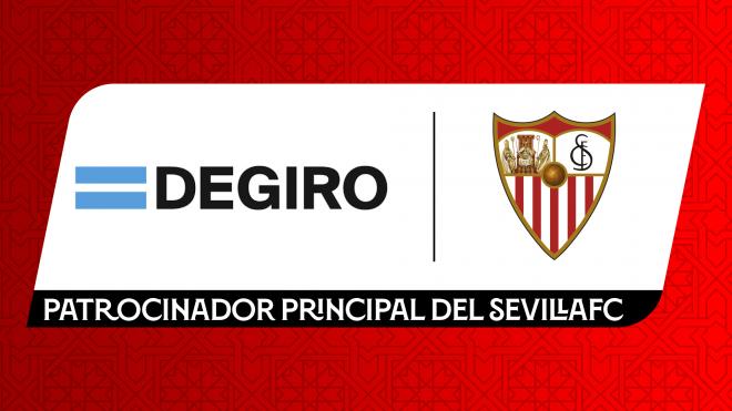 DEGIRO, nuevo patrocinador del Sevilla.