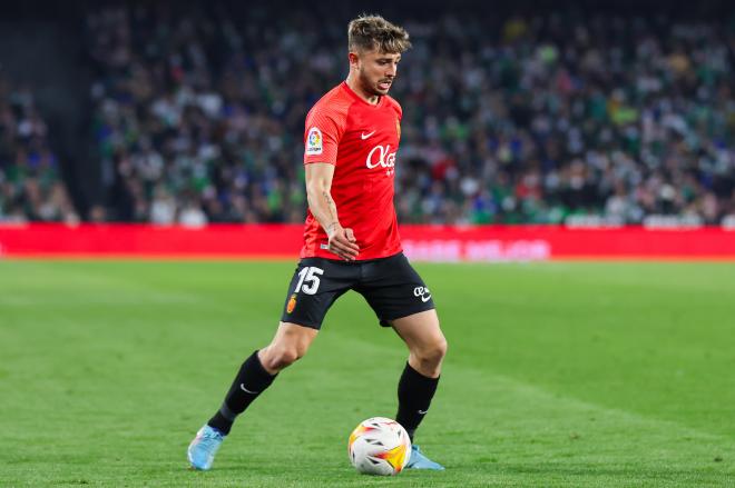 Pablo Maffeo, durante un partido del Mallorca (Foto: Cordon Press).