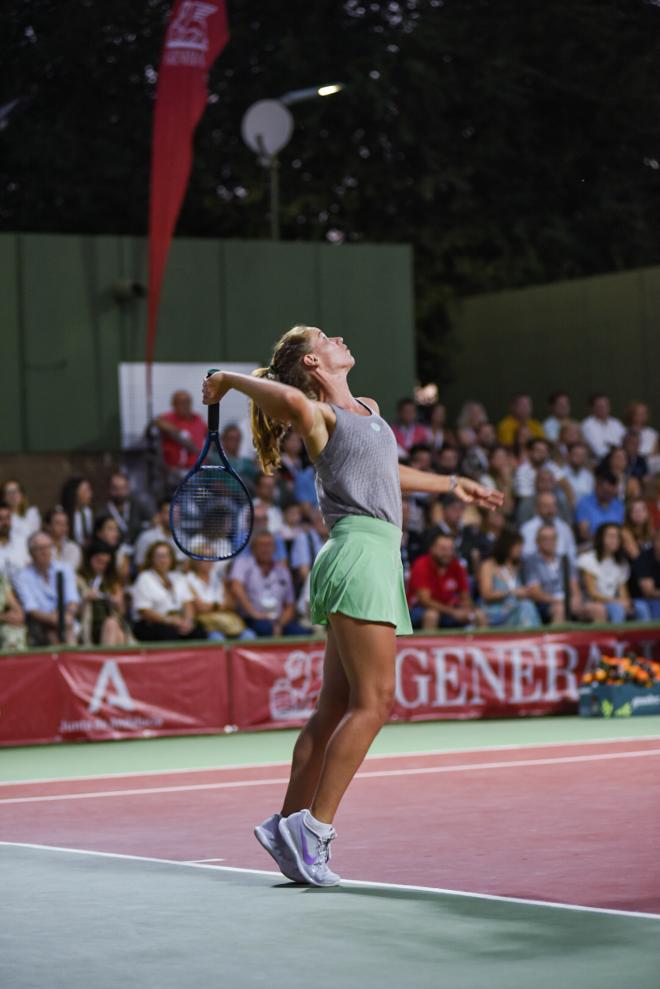 Jessika Ponchet durante el partido contra Bassols, gandora del torneo