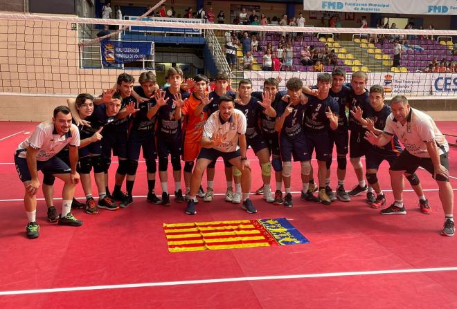 La Comunidad Valenciana regresa del CESA de Voleibol con una plata y dos bronces