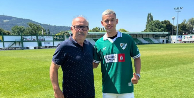 Erik Bugarín con Gustavo Falque (Foto: Coruxo).