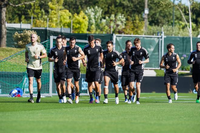 Carrera continua en la pretemporada (Foto: RC Celta).