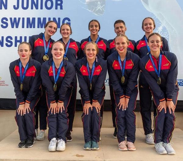 Aurora Lázaro, en el medallero del campeonato de Europa