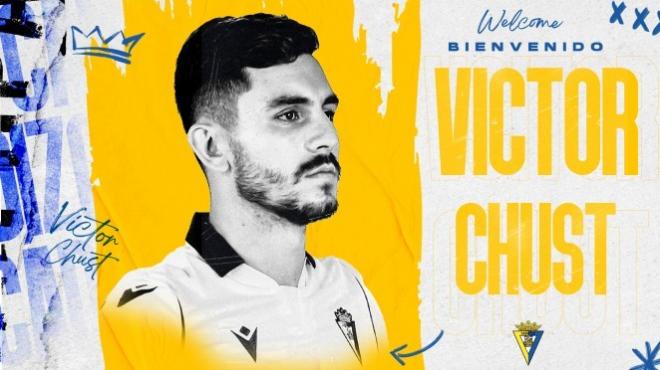 Víctor Chust, nuevo jugador del Cádiz.