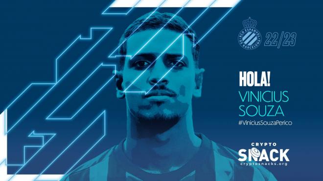 Vinicius Souza, nuevo jugador del Espanyol.