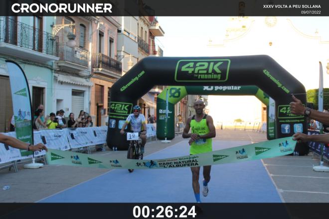 Elia Fuentes y Hassane Ahouchar ganadores en Sollana