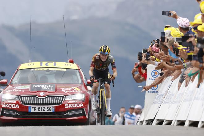 Vingegaard, ganador de la etapa del Tour de Francia (Foto: EFE).
