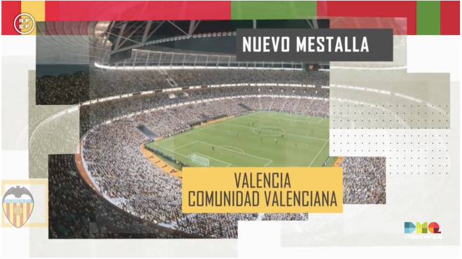 Nou Mestalla, candidata a ser sede del Mundial 2030