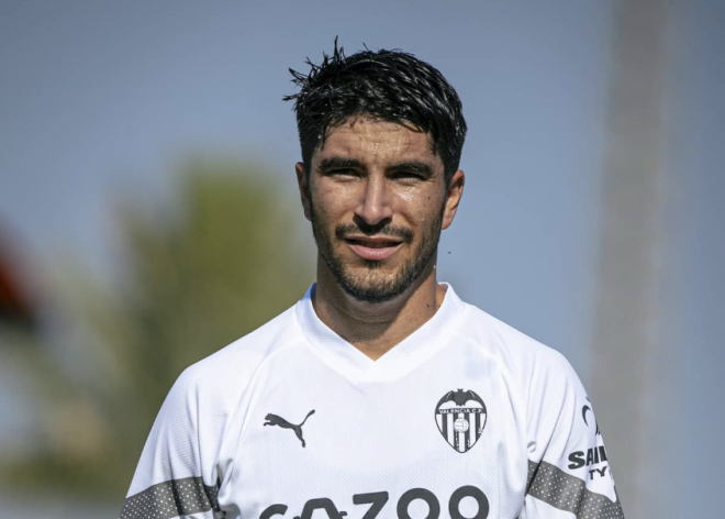 Soler trabaja en Suiza en la pretemporada del Valencia CF.