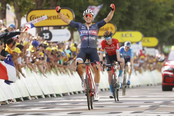 Mads Pedersen logra la victoria en la 13ª etapa del Tour de Francia (Foto: EFE).