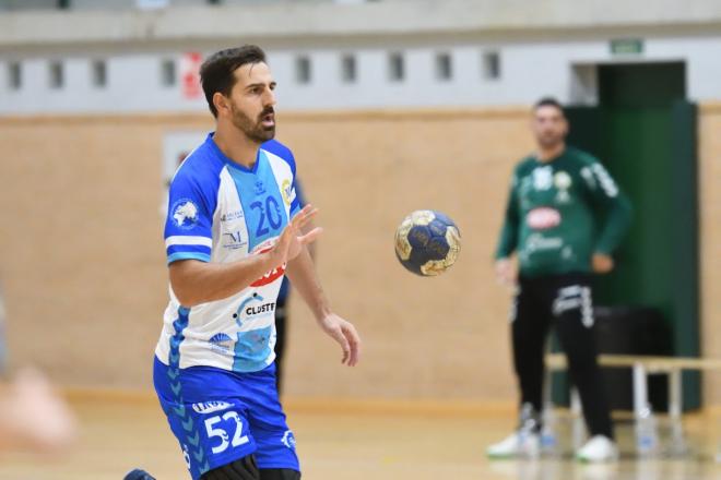 Vidal, con el Trops Málaga (Foto: Emilio Duarte).