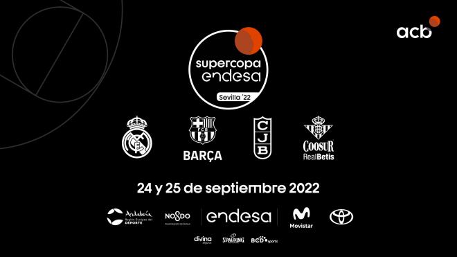 Cartel de la Supercopa.