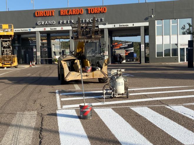 El Circuit Ricardo Tormo, en obras