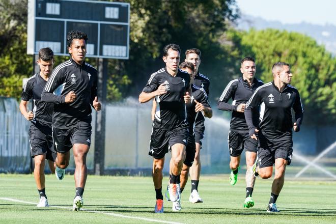 Entrenamiento del Celta en Oakland (Foto: RC Celta).