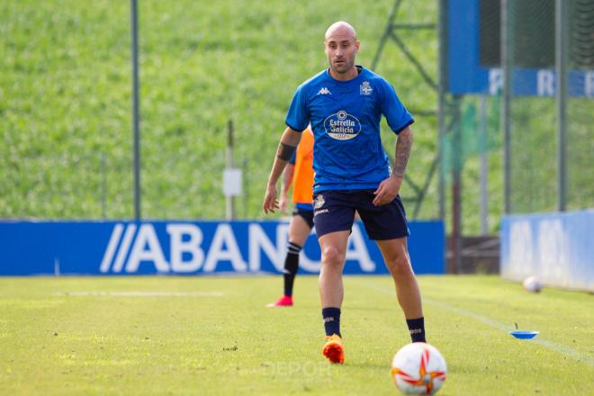 Gorka Santamaría, jugador del Deportivo (Foto: RCD)