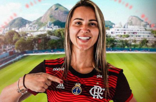Crivelari, con su nuevo equipo: el Flamengo