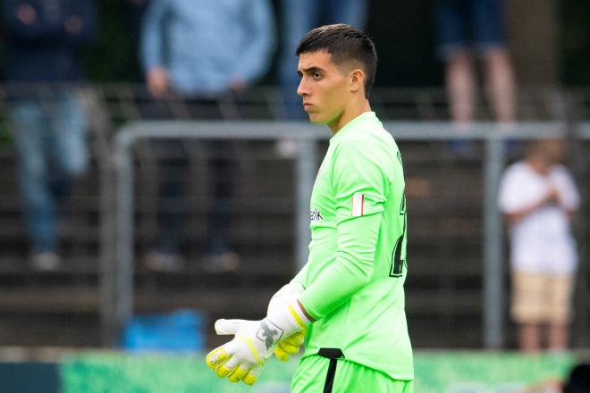 El guardameta Alex Padilla, en una pretemporada en Alemania (Foto: Athletic Club).