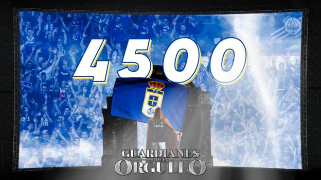El Real Oviedo alcanza los 4500 abonos. Foto: Real Oviedo.