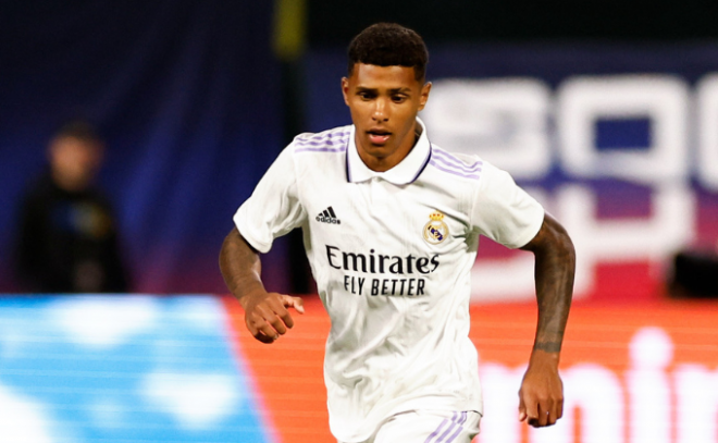 Vinicius Tobías, en un partido con el Real Madrid la pasada temporada (Foto: Real Madrid C.F.).