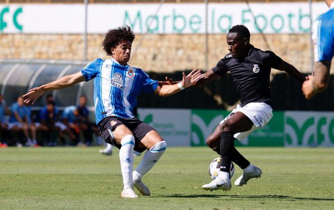 Diego Martínez le dio minutos al canterano Luca Koleosho (Foto: RCDE).