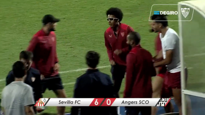 Koundé presente en la victoria del Sevilla frente al Angers SCO