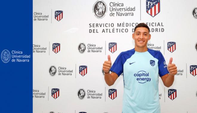 Nahuel Molina, nuevo jugador del Atlético de Madrid (Foto: ATM).