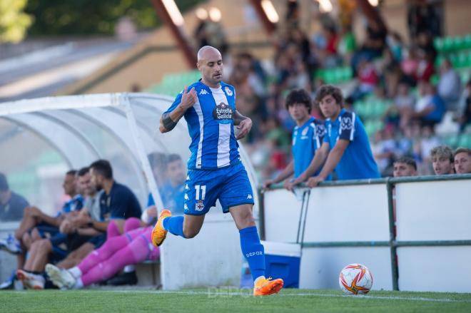 Gorka Santamaría llegó al Deportivo para suplir a Miku pero no ha contando con la confianza de Borja Jiménez (Foto: RCD)