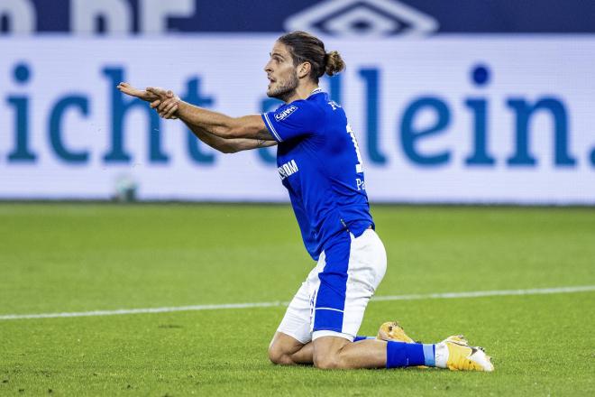 Gonçalo Paciencia, durante un partido con el Schalke (Foto: Cordon Press).