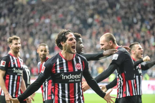 Gonçalo Paciência en su etapa en el Eintracht Frankfurt.