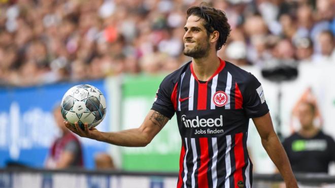 Gonçalo Paciência en su etapa en el Eintracht Frankfurt.