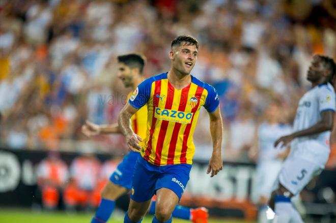 Hugo Duro marca su primer gol de la temporada (Foto: Valencia CF).
