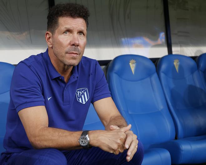 Diego Pablo Simeone, en el Cádiz-Atlético de Madrid (Foto: ATM).