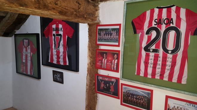 El Athletic Club femenino está muy presente en el Museo de la Peña Athletic de Medina de Pomar.