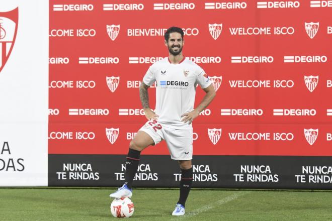 Isco Alarcón, en su presentación con el Sevilla FC (Foto: Kiko Hurtado)