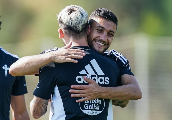 Óscar Rodríguez y Carles Pérez (Foto: RC Celta).