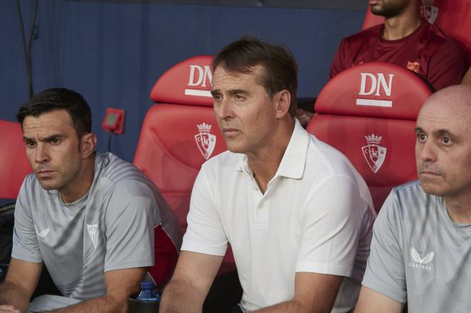 Lopetegui, entrenador del Sevilla, ante Osasuna (Foto: Cordonpress)