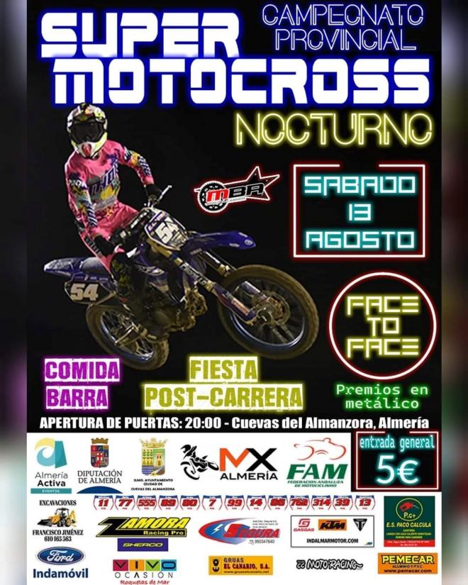 Campeonato de motocross en Almería.