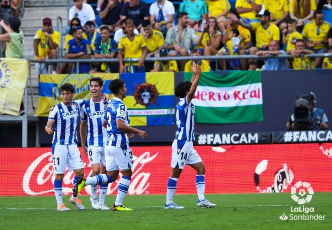 Take Kubo logró el primer gol de la Real de esta temporada (Foto: LaLiga).