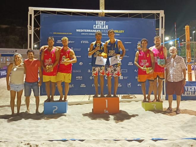 Agost - Ramírez y Nagy – Khilko, campeones del Circuito ‘Vichy Catalan’ Mediterranean Beach