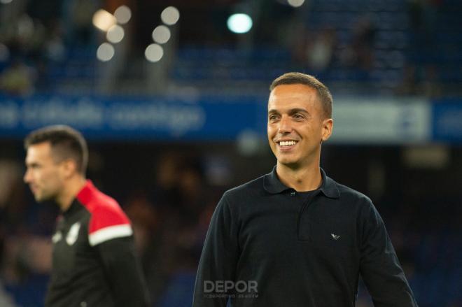 Borja Jiménez con el Deportivo en el Teresa Herrera (Foto: RCD)