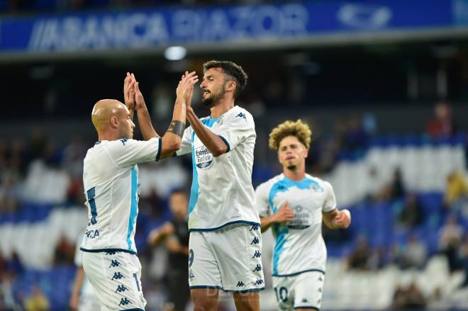 Alberto Quiles anotó tres goles en el Trofeo Teresa Herrera (Foto: RCD)