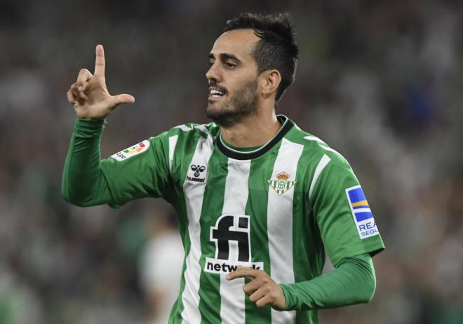 Juanmi celebra su gol al Elche (Foto: Kiko Hurtado)