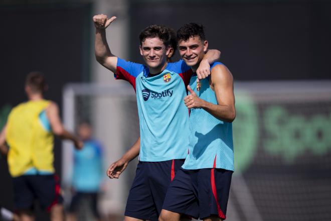 Gavi, junto a Pedri, es un valor de futuro importante para Xavi en el FC Barcelona (Foto: Barça).