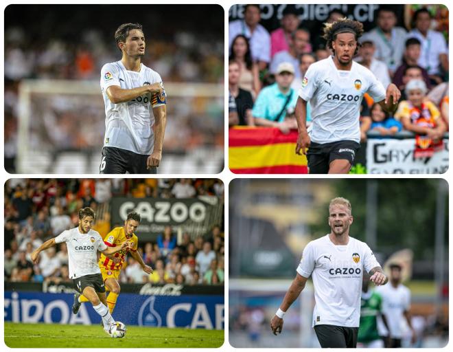 Los candidatos al puesto de '6' en el Valencia CF.