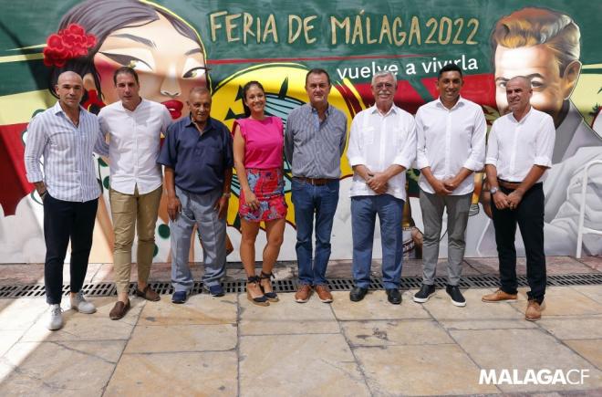 Visita del Málaga a la Feria 2022 (Foto: MCF).