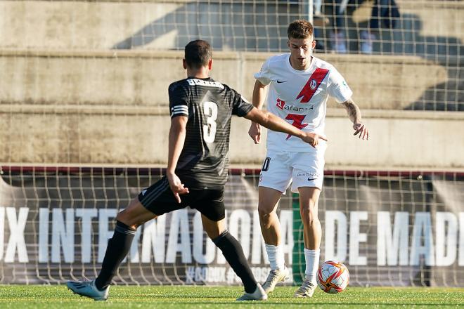 Raúl Sánchez, jugador del Ibiza que interesa al Deportivo durante su etapa en el Rayo (Foto: Rayo